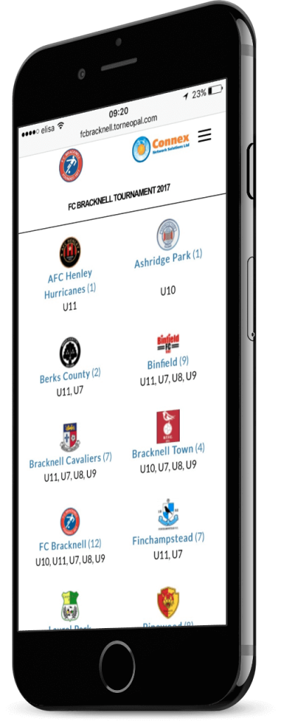 tournament mobile results site HQ